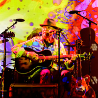Explore photos of Country Joe McDonald's last show in San Francisco at The Chapel on December 22, 2017
